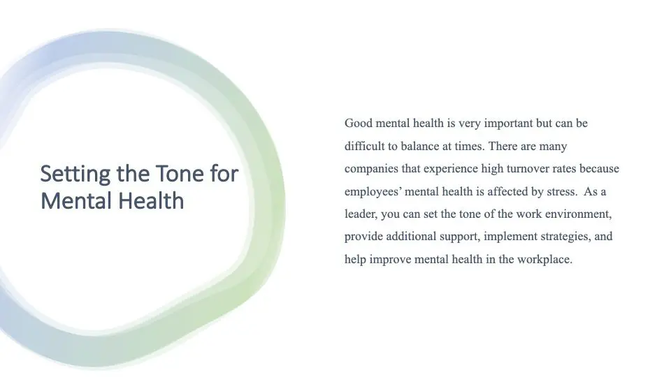 Mental Wellness slide 3