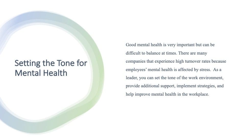 Mental Wellness slide 3